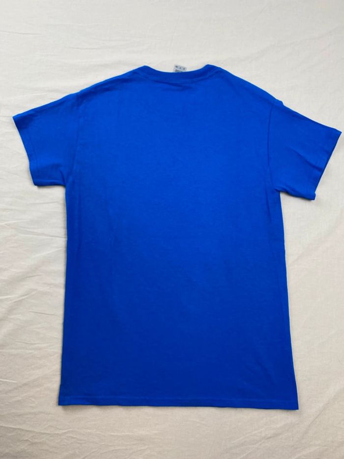 T-shirt imprimé sport USA, homme, été, bleu, S - photo numéro 3