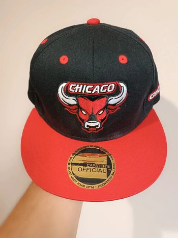 Casquette Chicago Bulls Couleur Noir & Rouge