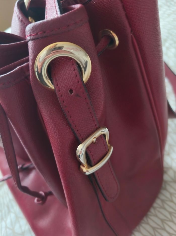 Sac seau cuir Lancaster Vintage - photo numéro 2