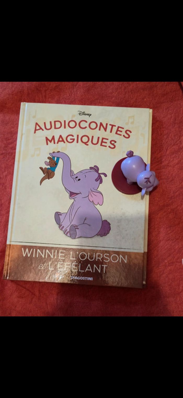 Livre et figurine 86 audiocontes magiques Disney altaya audio conte compte comte magic