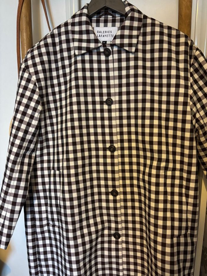 Manteau à carreaux Galeries Lafayette - photo numéro 5