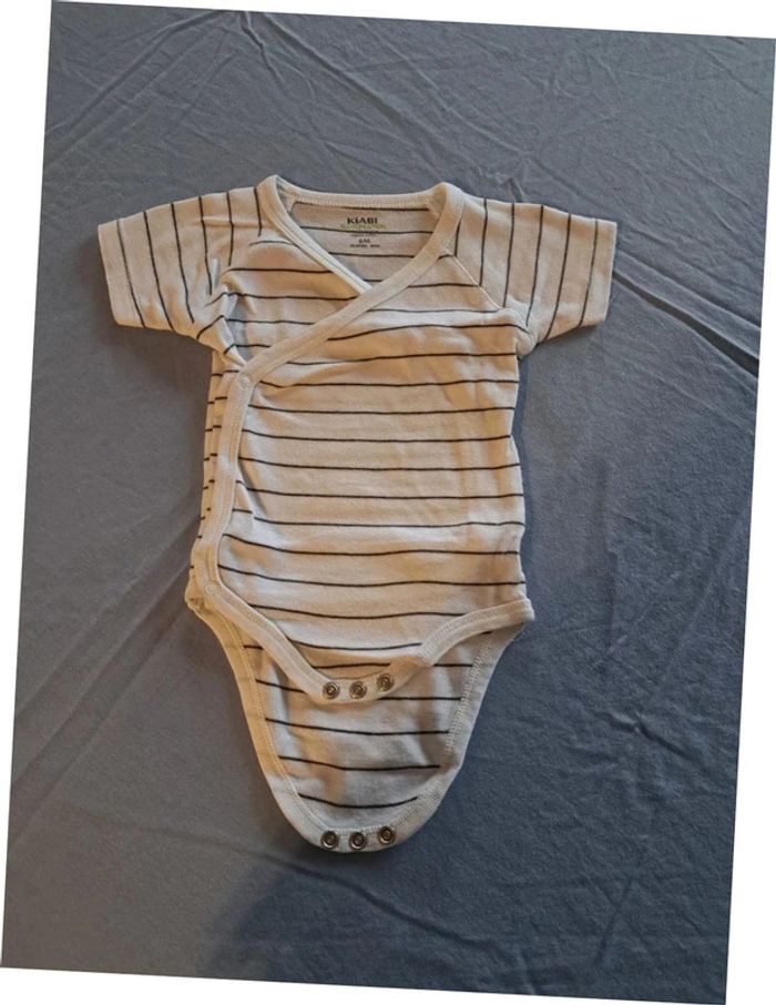 Body ouverture devant en croisé Kiabi eco conception