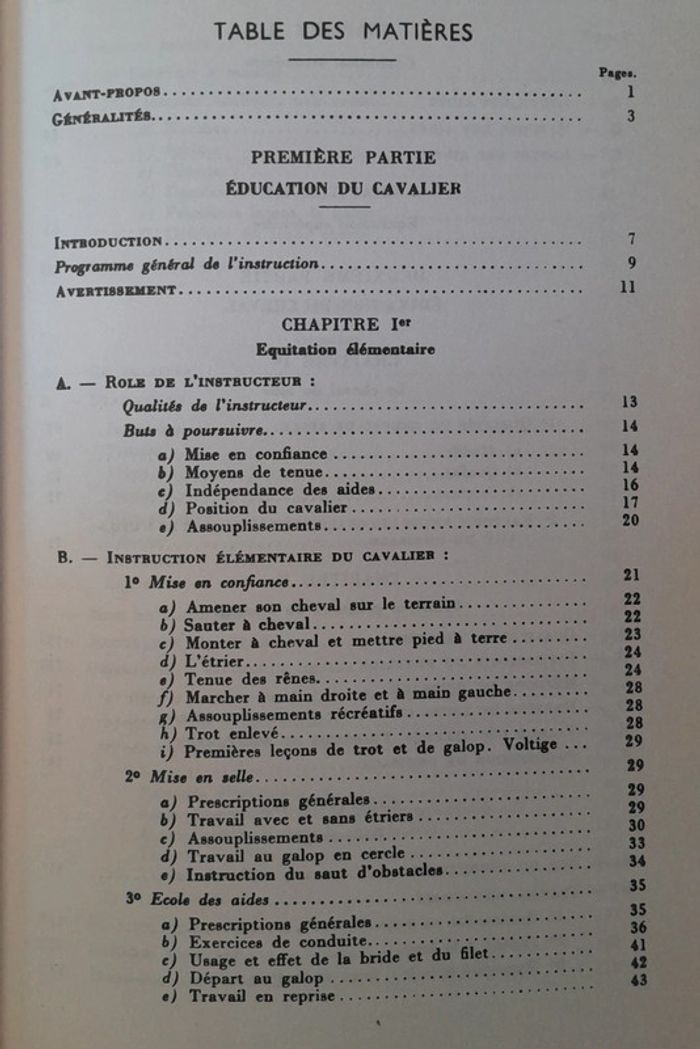 Manuel d'équitation instruction du cavalier emploi et dressage du cheval - photo numéro 6