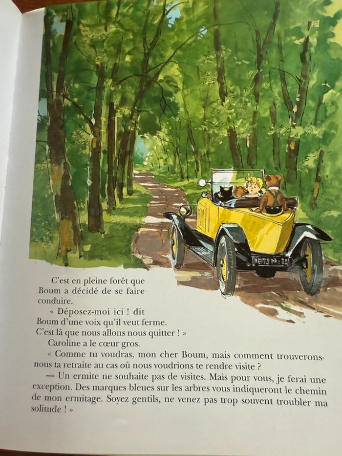 TBE - Livre édition limitée reliure rouge Caroline et Boum ermite Pierre Probst bd - photo numéro 4