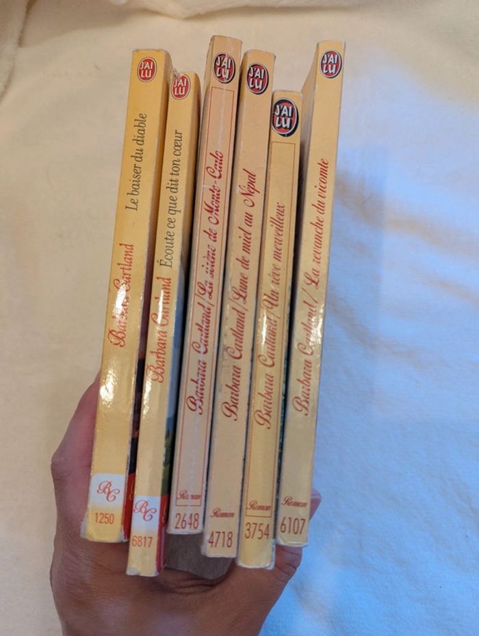 Lot de 6 romans Barbara Cartland - photo numéro 4