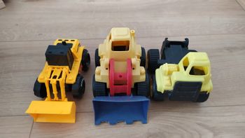 Lot de 3 pelleteuses en plastique