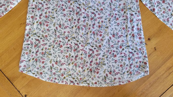 Chemise en coton légère et agréable motif fleuri taille 40 - photo numéro 5