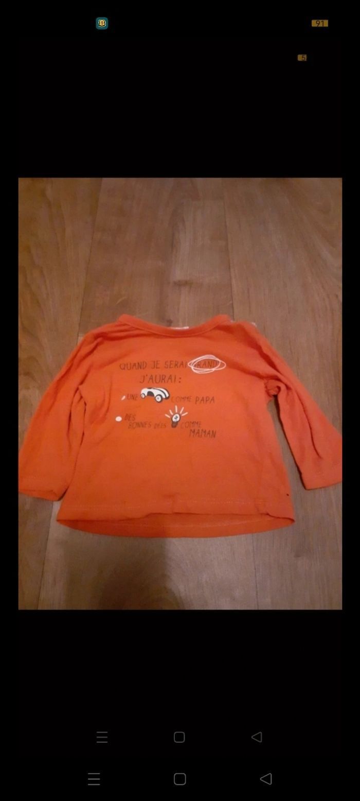 Tee shirt 3 mois