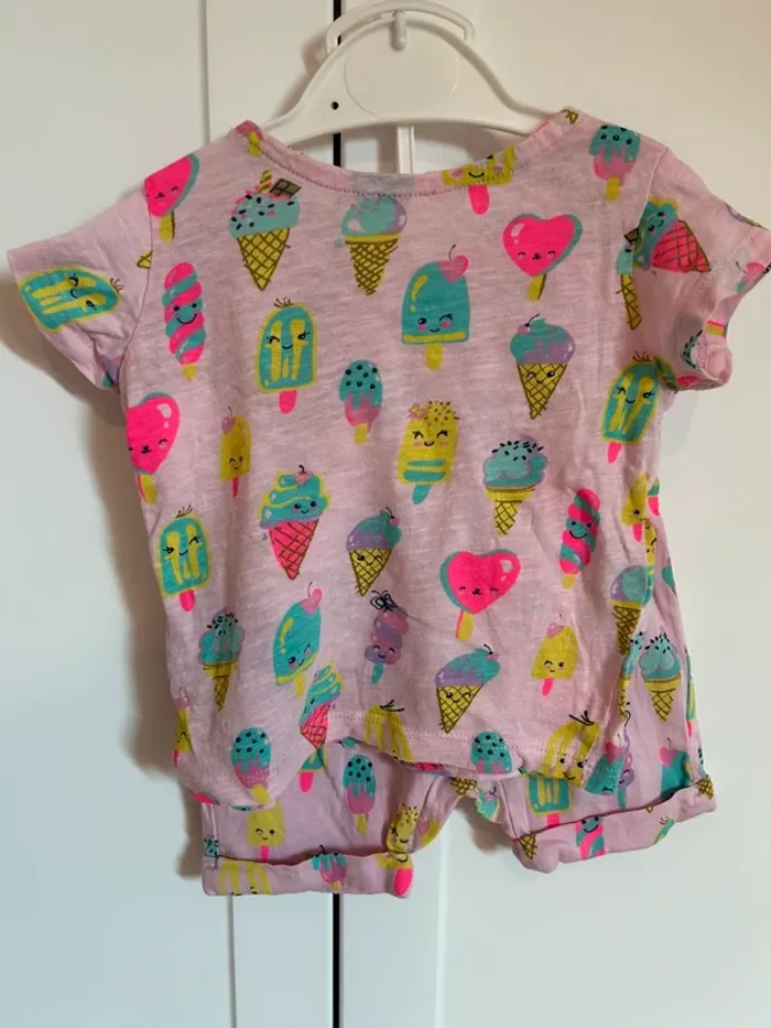 Tee shirt et short été - photo numéro 2