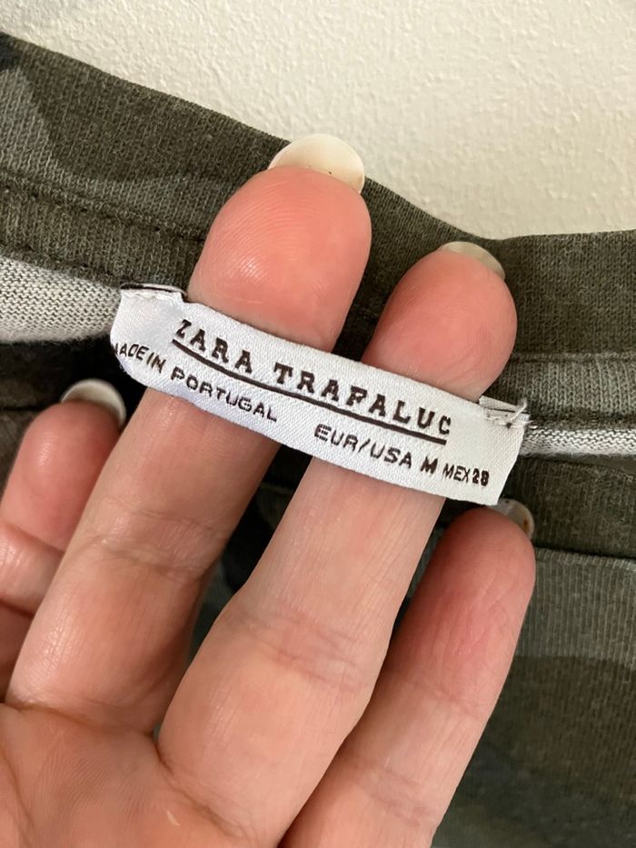 T-shirt over size femme taille M Zara - photo numéro 2