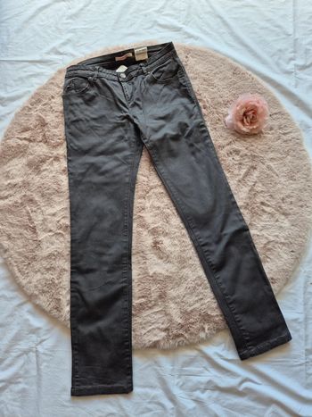 Pantalon  gris camaieu taille 34