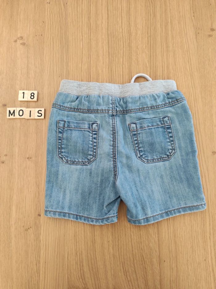 Short en jean Obaïbi 18 mois - photo numéro 2
