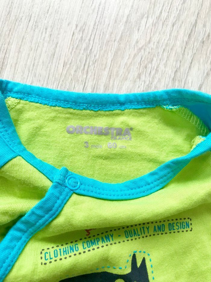 Pyjama coton « loup » 3mois (Orchestra) - photo numéro 3