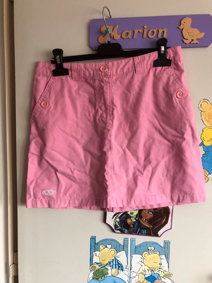 Jupe rose, taille 36, marque Jennyfer.