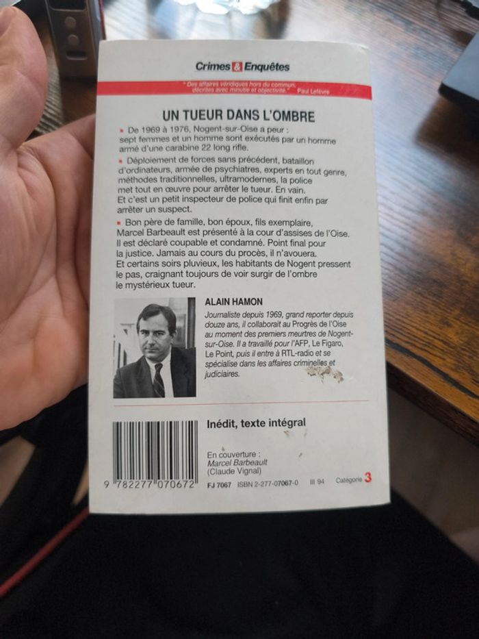 Un tueur dans l ombre l affaire Marcel Baebeault - photo numéro 2