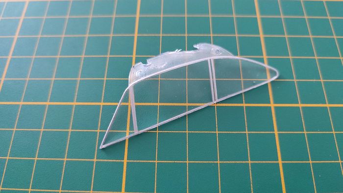 Lot vitres latérales pièce détachée miniature Altaya Renault Alpine A110 Wrc 1/18 1/18e 1/18ème #C10 - photo numéro 4