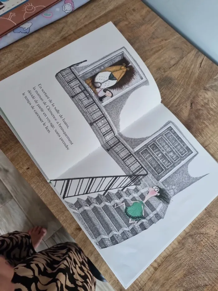 Livre enfant les lions ne mangent pas de croquettes - photo numéro 2