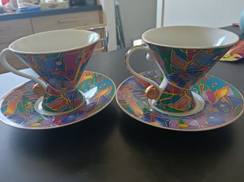 2 tasses décors du Gallion 