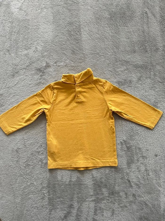 Sous-pull jaune moutarde neuf - 9 mois - Tape à l’œil - photo numéro 4