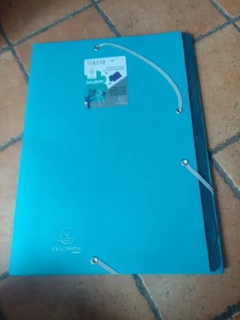 Pochette trieur bleu