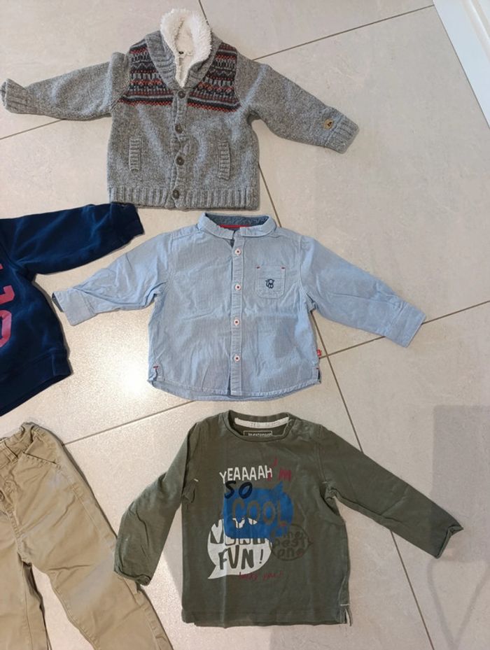 Lot vêtement garçon 18mois - photo numéro 2
