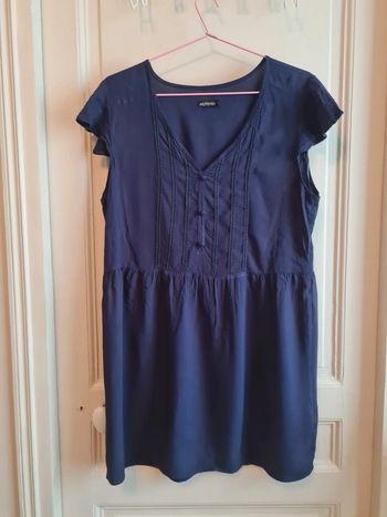 Robe légère courte bleu marine InExtenso taille 44