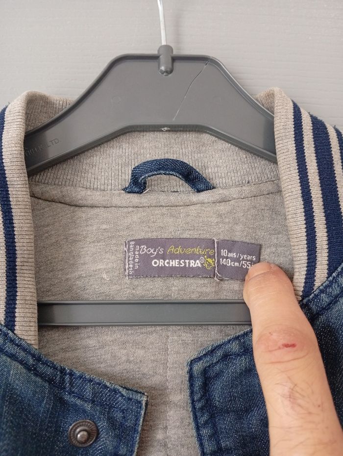 Veste en jean orchestra taille 10 ans - photo numéro 5