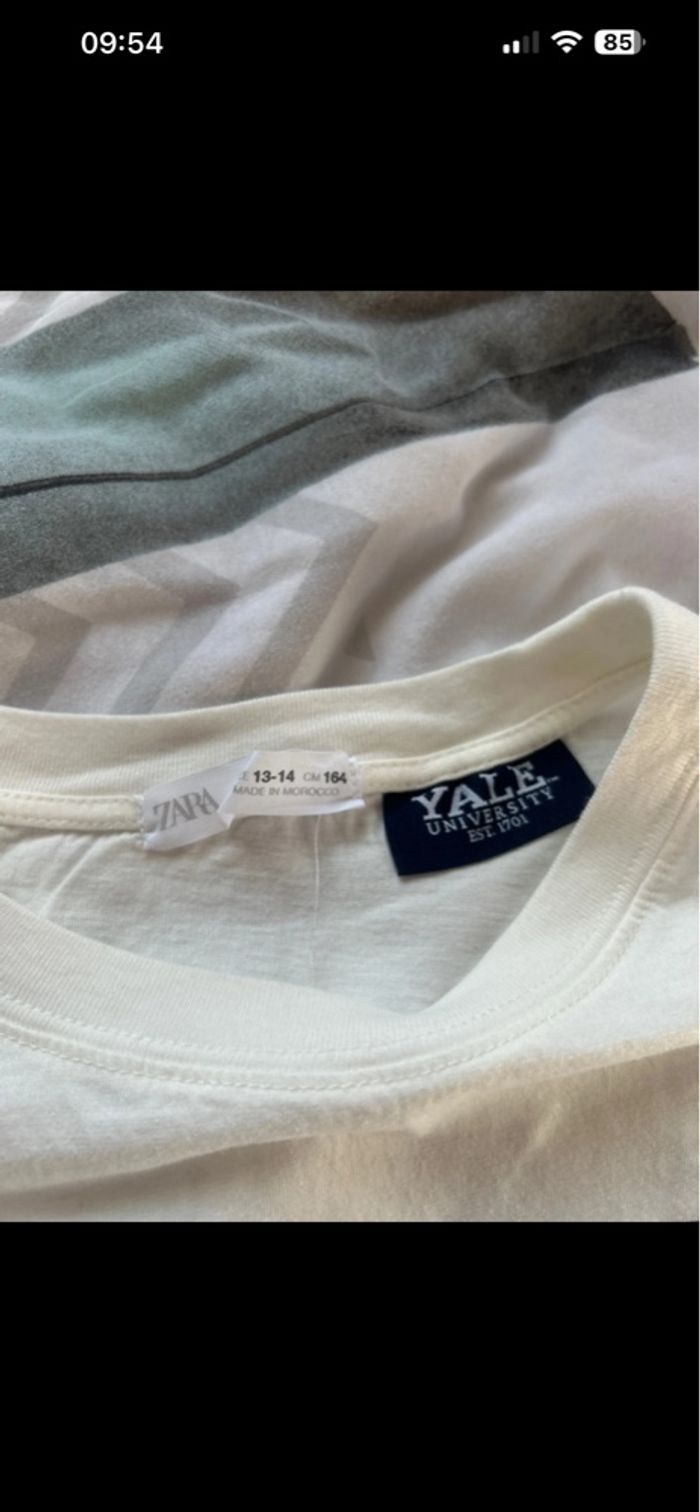 T shirt Yale Zara - photo numéro 4