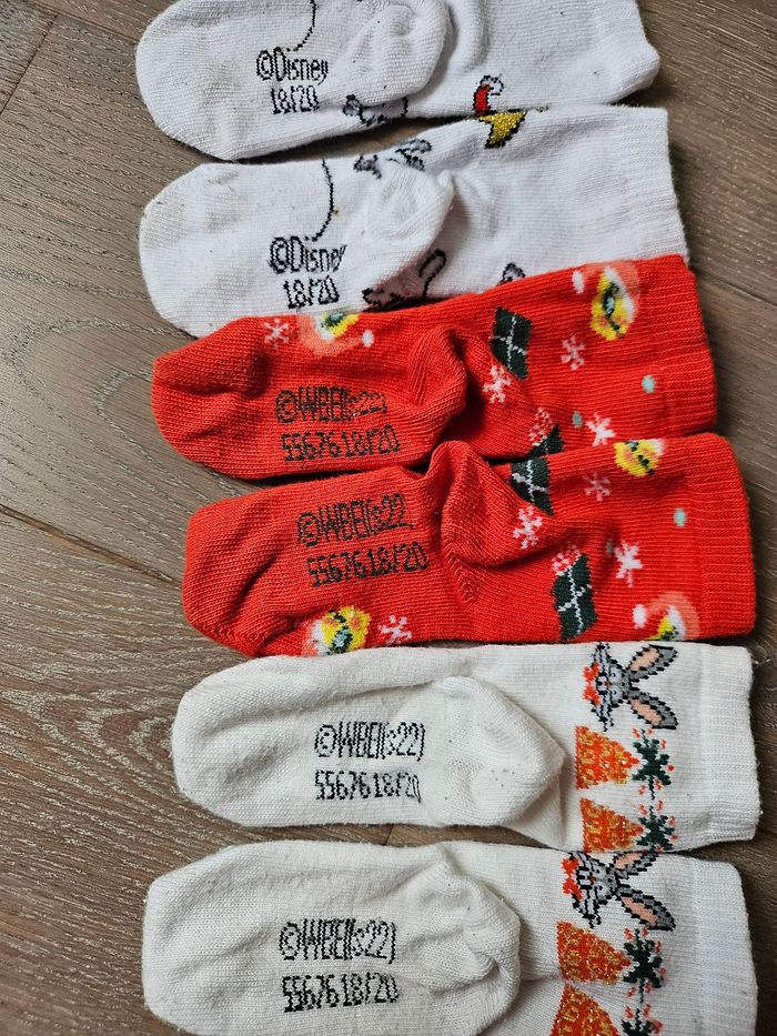 Lot chaussettes Noël 18/20 - photo numéro 5