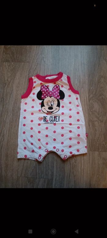 Combinaison Minnie 1 mois neuf