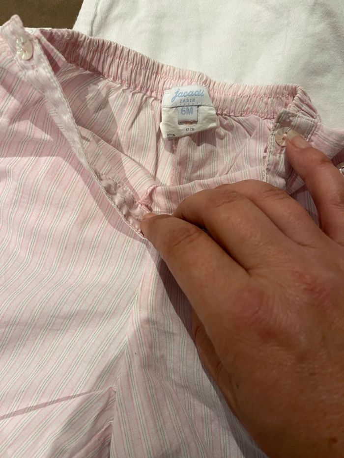 Superbe lot de 8 pièces Jacadi petit bateau fille 6 mois en tbe - photo numéro 8