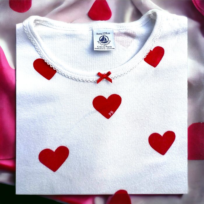 Ensemble 2P Pyjacourt fille coeurs Petit Bateau 8 ans TBE (17€) - photo numéro 6