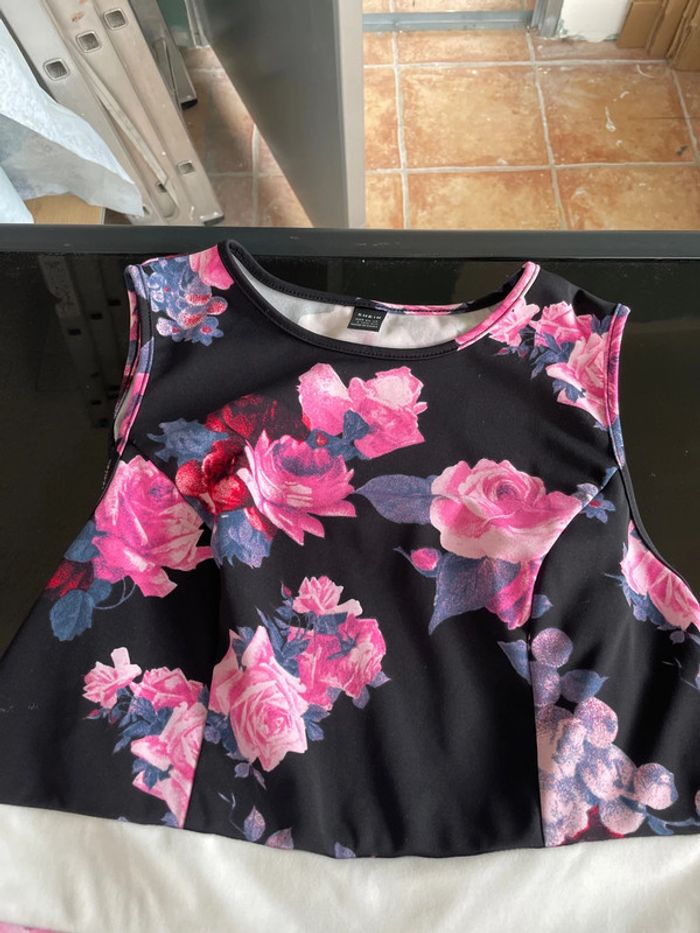 Robe fleurie de la marque Shein en taille L - photo numéro 8