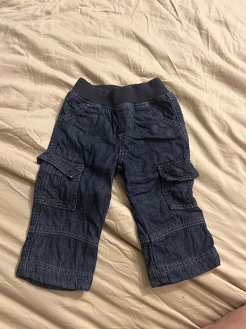Jean avec ceinture élastique