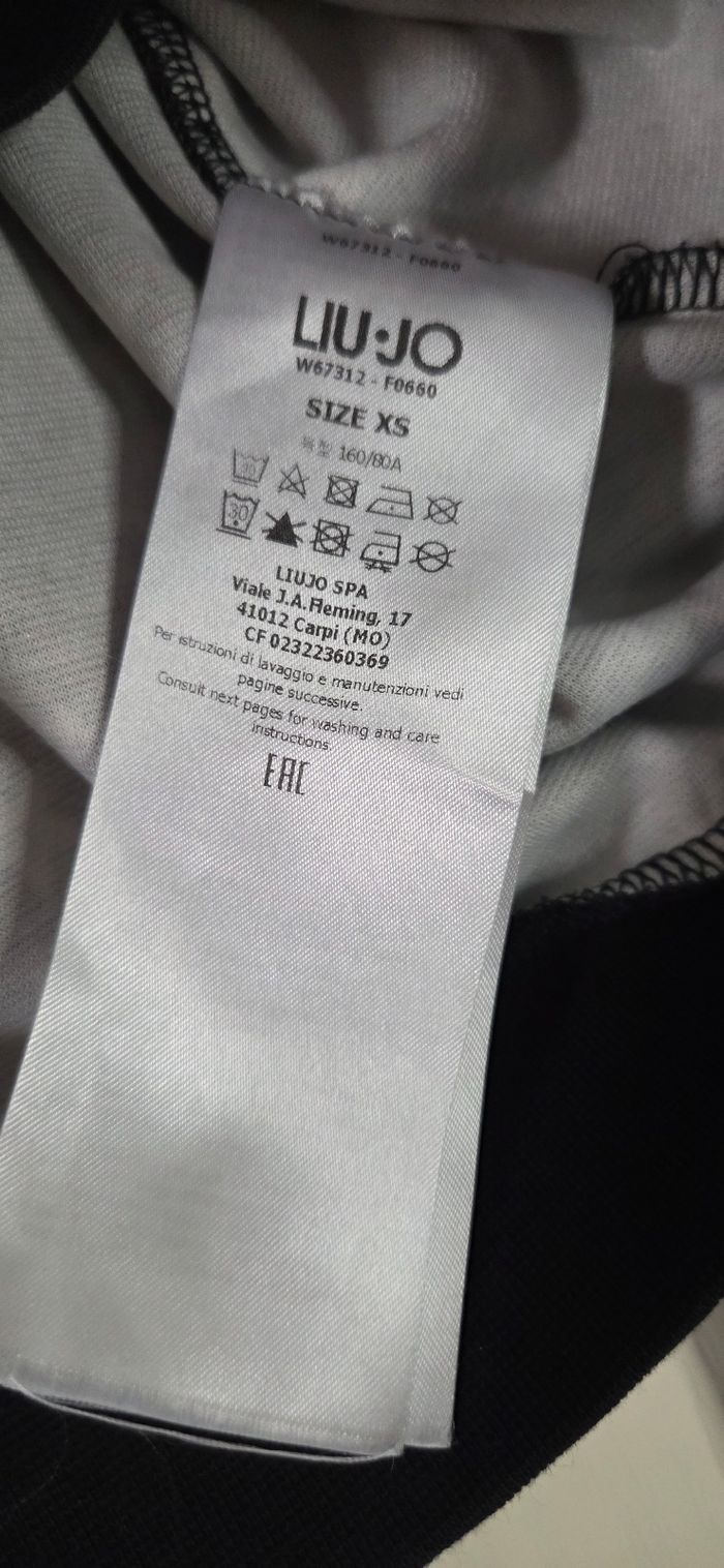 Sweat court LIU JO Made in Italy – imprimé lune & étoiles – détails cloutés – T. XS – très bon état - photo numéro 5