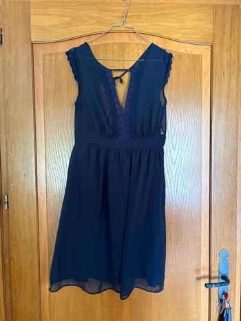 Robe marine cérémonie neuve