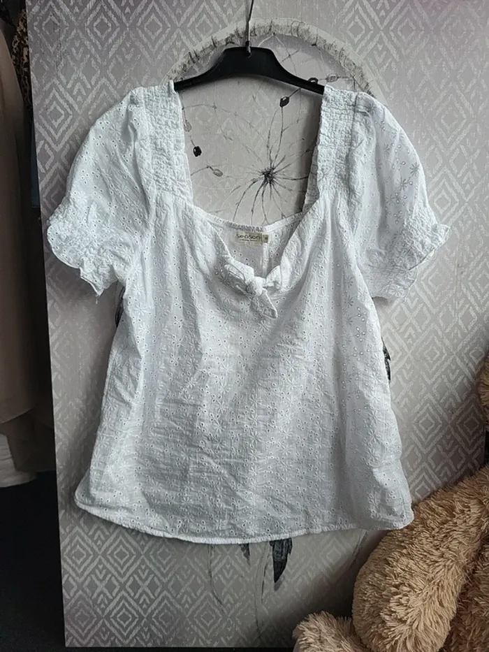 Top péplum taille S
