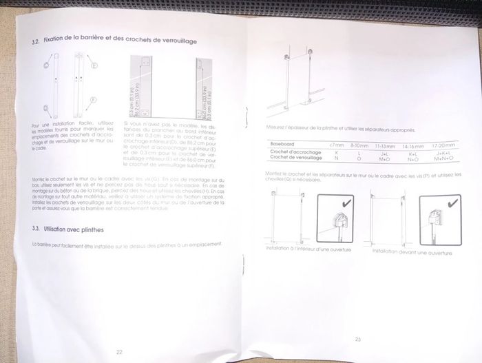 Barrière de sécurité store extensible pour escalier et porte - photo numéro 5
