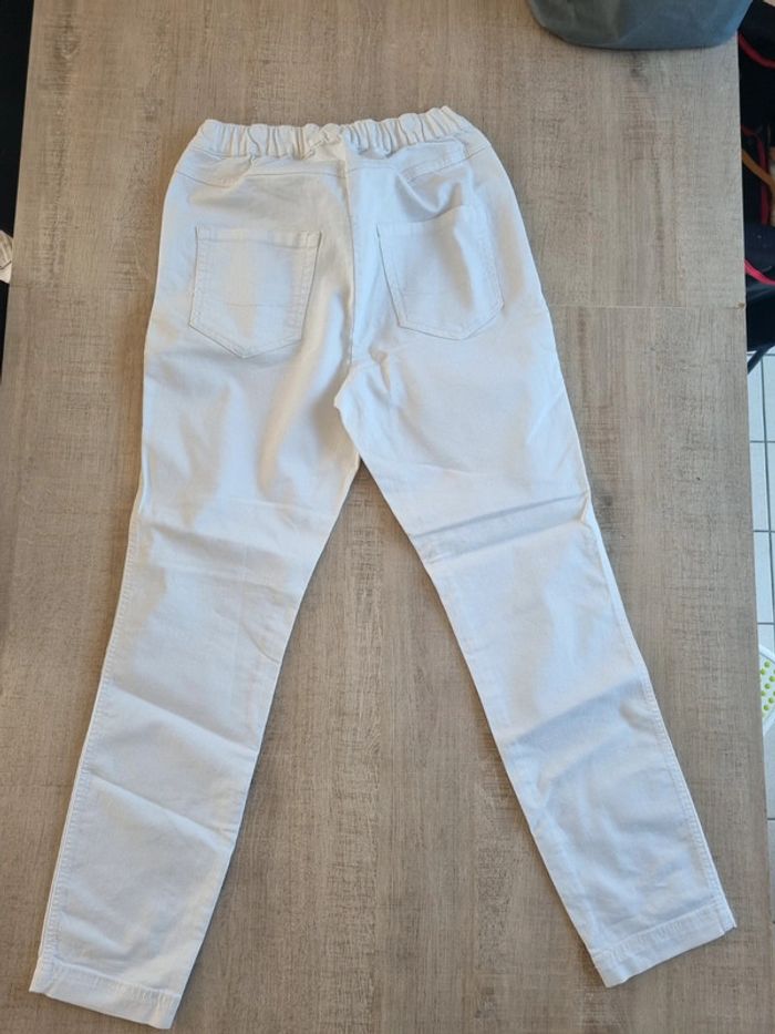 Pantalon blanc femme T.L - photo numéro 3