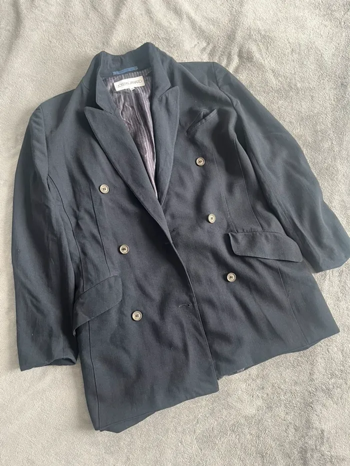 Blazer vintage noir Joseph Janard – Classique chic – T.38