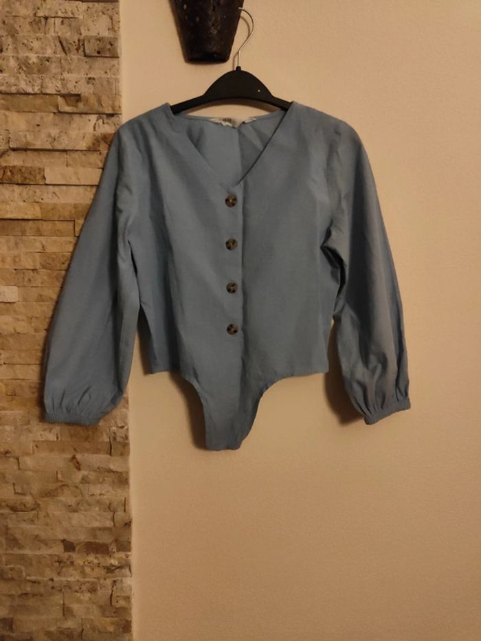 Haut H&M bleu 8 ans