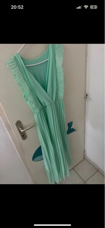 Robe chic et élégante turquoise