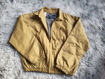 Veste Harrington Polo Ralph Lauren - Beige Sablé - Coton Premium - Taille M - Neuf 
