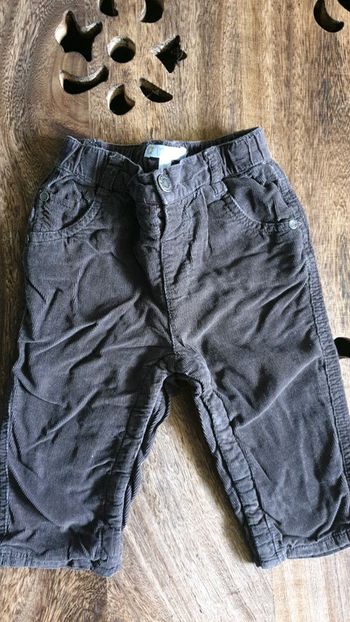 Pantalon velours, unisexe, 9 mois.