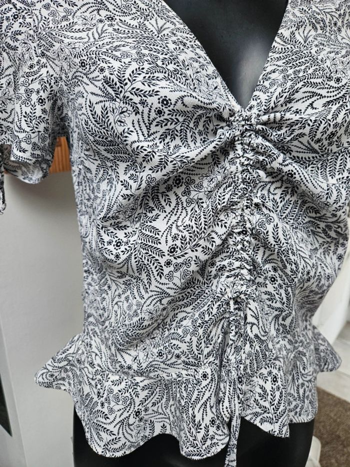 H&M blouse Imprimée taille 38 - photo numéro 3