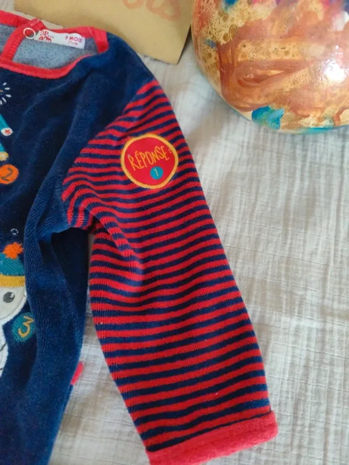 Pyjama Noël 9M/71cm - photo numéro 3
