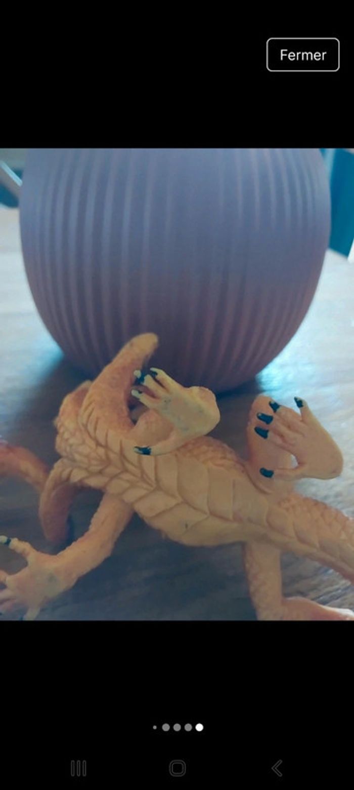 Figurine dragon à 4 têtes - photo numéro 5