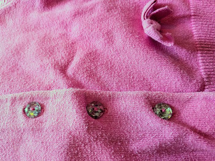 Gilet rose perlé - photo numéro 2
