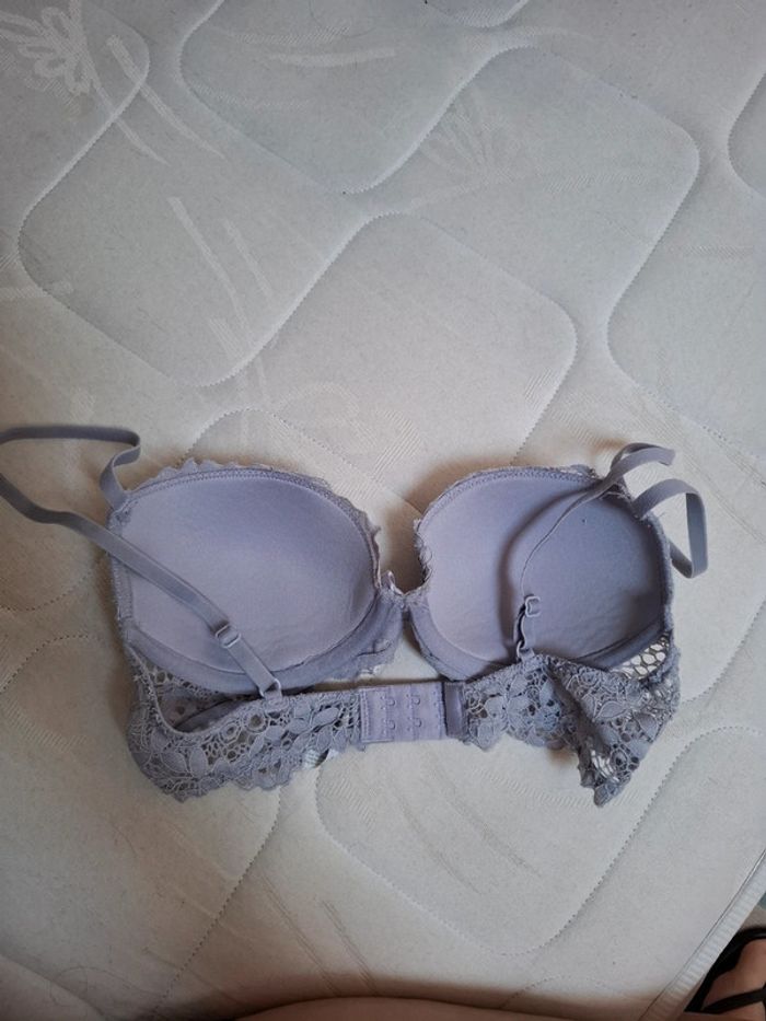 Soutien gorge ampliforme 85b Etam couleur lilas - photo numéro 3