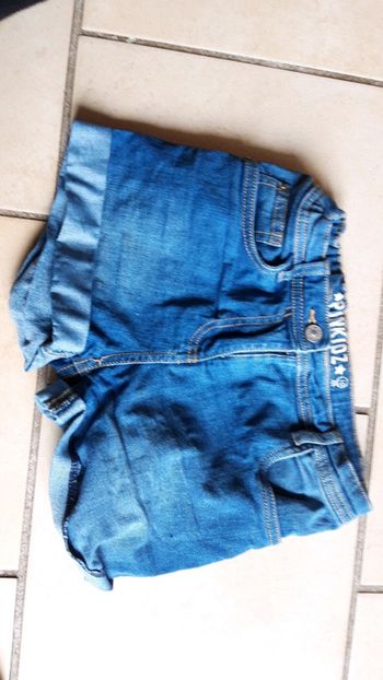 Short  en jeans fille 10 ans